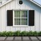 Ekena Millwork Rustic 3 Board Joined Board-n-Batten Pecky Cypress Faux Wood Shutters w/No Batten, 16 1/2"W x 54"H SHUBJN16X54PCPR - alternate 17